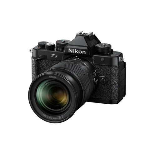 Unboxed Nikon Z f mirrorless camera with NIKKOR Z 24-70mm lens at Camera Club